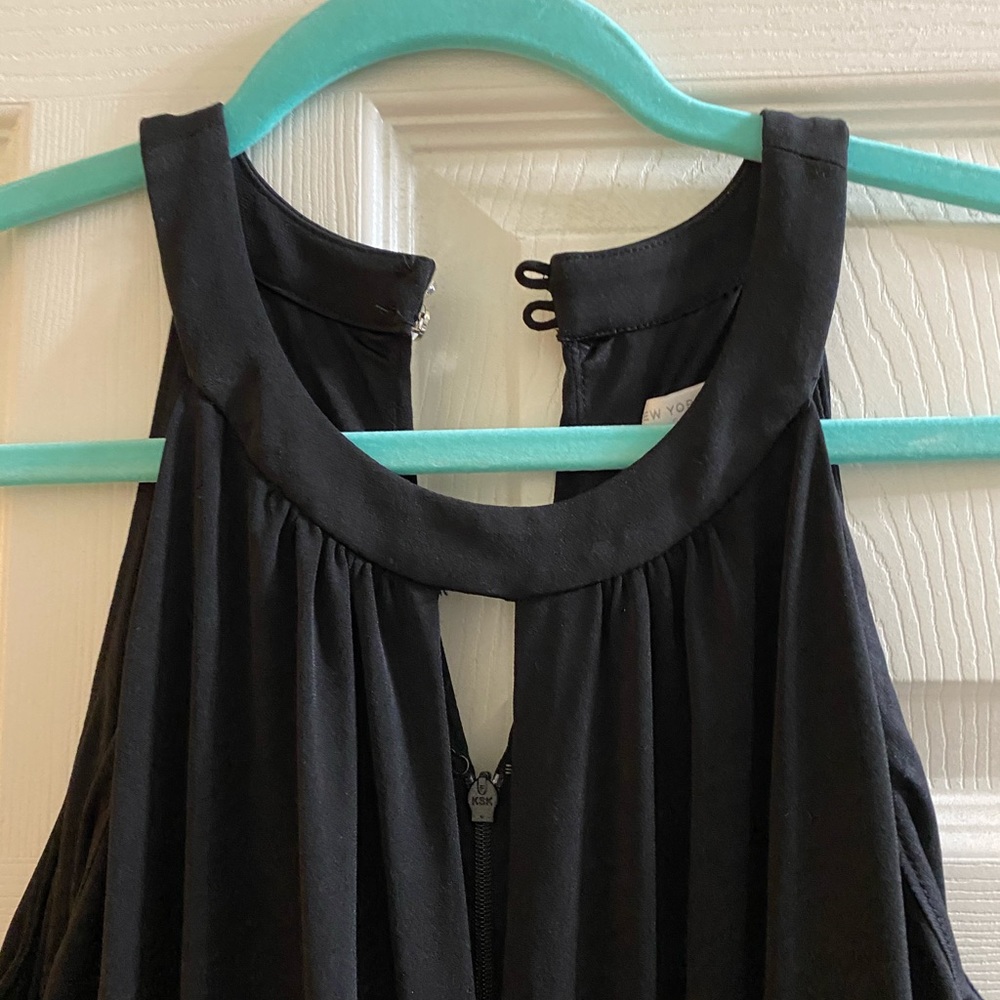 New York and Company size small black jumpsuit